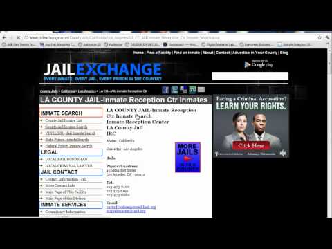 LA County Jail Inmate Search - LA Booking