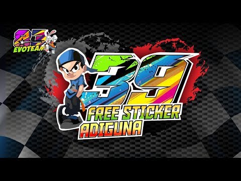 Paling Inspiratif Membuat Desain Stiker  Racing  Dengan 