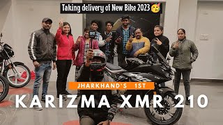 Taking delivery of JHARKHAND'S 1st Hero Karizma XMR ⚡😱|Finally 4 महिना wait krne k baad aaj mila🤗|