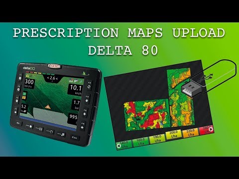 Prescription maps upload on Delta 80