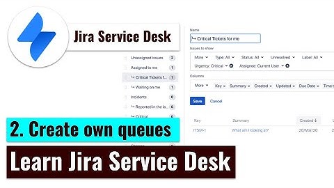 Jira Service Desk - Create your own queue