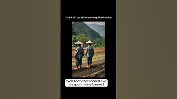 Day 9 of Day 365 of creating AI animation until the end of 2025#aianimation  #weirdlaw#ancientstory