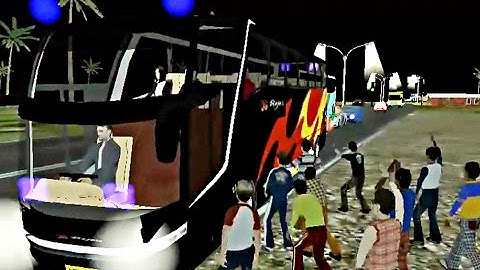 IDBS Bus Simulator V2.8 - Bis Bejeu Super High Deck Full Telolet Terbalik Saat Keluar Tol Brebes