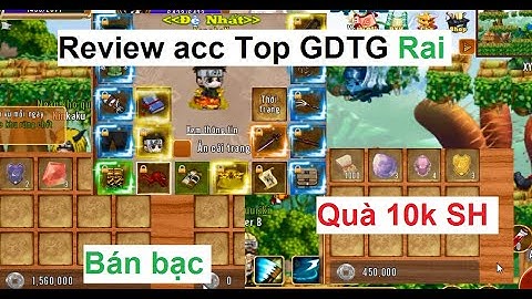 Làng Lá Phiêu Lưu Ký | Review Ních Tóp sever Raikage Vũ khí 16 khi GDTG - Mua bạc Raikage | HTC game