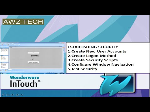 Establishing Security Wonderware intouch