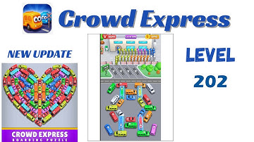 Crowd Express Level 202 Walkthrough 🚦 | Step-by-Step Solution | Go Answer