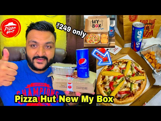 Pizza Hut ka ye New Meal Box try kiya kya, Pizza Hut Launched New My Box  Meal, ₹249 only