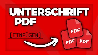 PDF digital unterschreiben / Unterschrift einfügen (kostenlos) - Tutorial