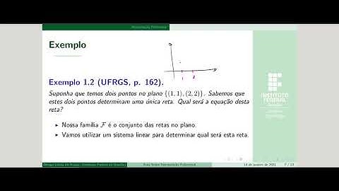 Cálculo Numérico: Interpolação Motivação e Exemplo inicial