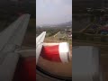 The plane takes off like this.