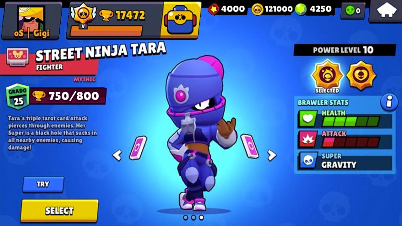 tara da colorare brawl stars