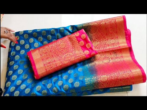 काठपदर साडी की बहुत आकर्षक ब्लाऊज डिझाईन कटिंग अँड stitching