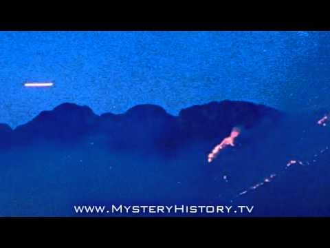 UFO Photographed Over Volcano Erupting In Monterre...