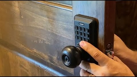 How to Install a Keyless Entry Door Handle with Keypad by APESTELLAR