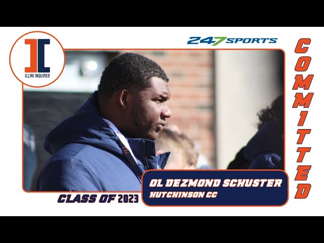 Illini Football  Dezmond Schuster Signs 