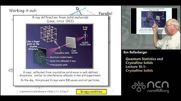Purdue PHYS 342 L10.1: Crystalline Solids: Crystalline Solids