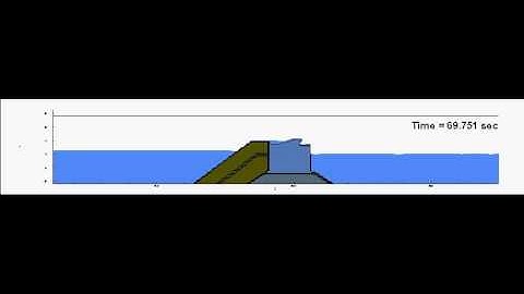 Solitary wave on the riprap breakwater using 2D cadmas-surf.