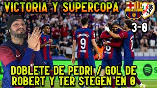 Barcelona 3-0 Rayo Resumen ⚽ 2do puesto y SuperCopa ⚽ Doblete de Pedri ⚽ Arco en 0 para Ter Stegen