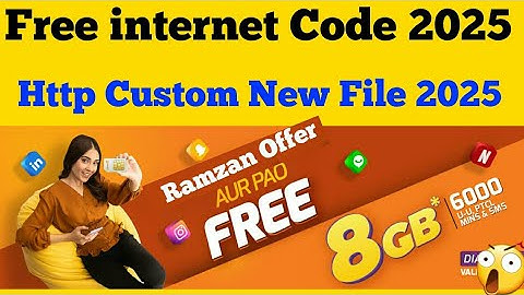 Ufone 💛free internet 2025 | Ufone http custom vpn new file | Sdm Real Technical
