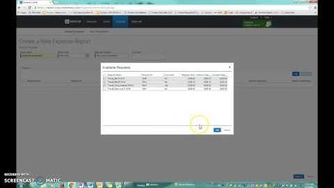 How to Link Travel Request to Report