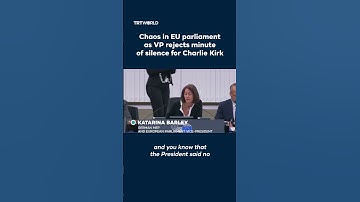 Chaos in EU parliament as VP rejects moment of silence for Charlie Kirk