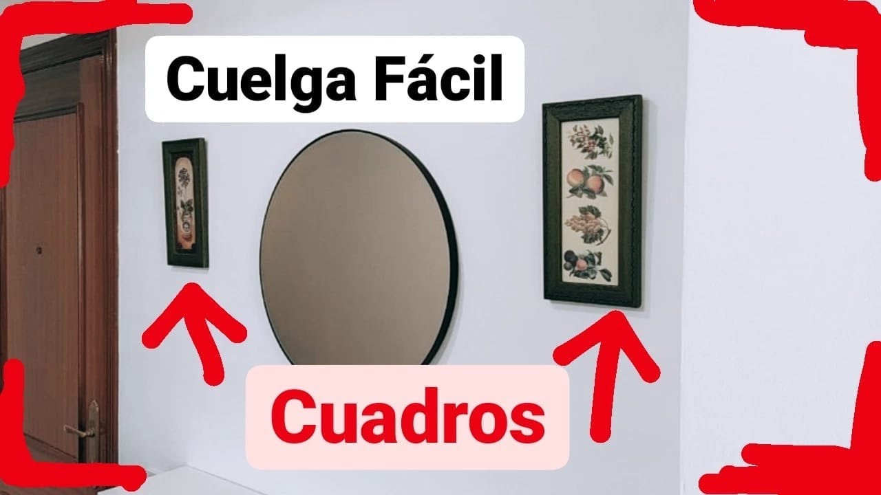 💚Cómo colgar un cuadro con🔨 CUELGA FÁCIL en menos de 3 min