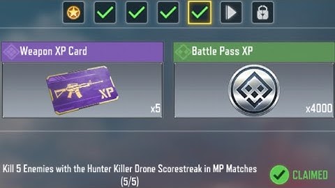 Call Of Duty Mobile Kill 5 Enemies with the Hunter Killer Drone Scorestreak in MP Matches