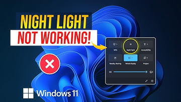 How to Fix Night Light Not Working on Windows 11