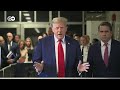 Trump arrives at courthouse ahead of hush money trial | DW News