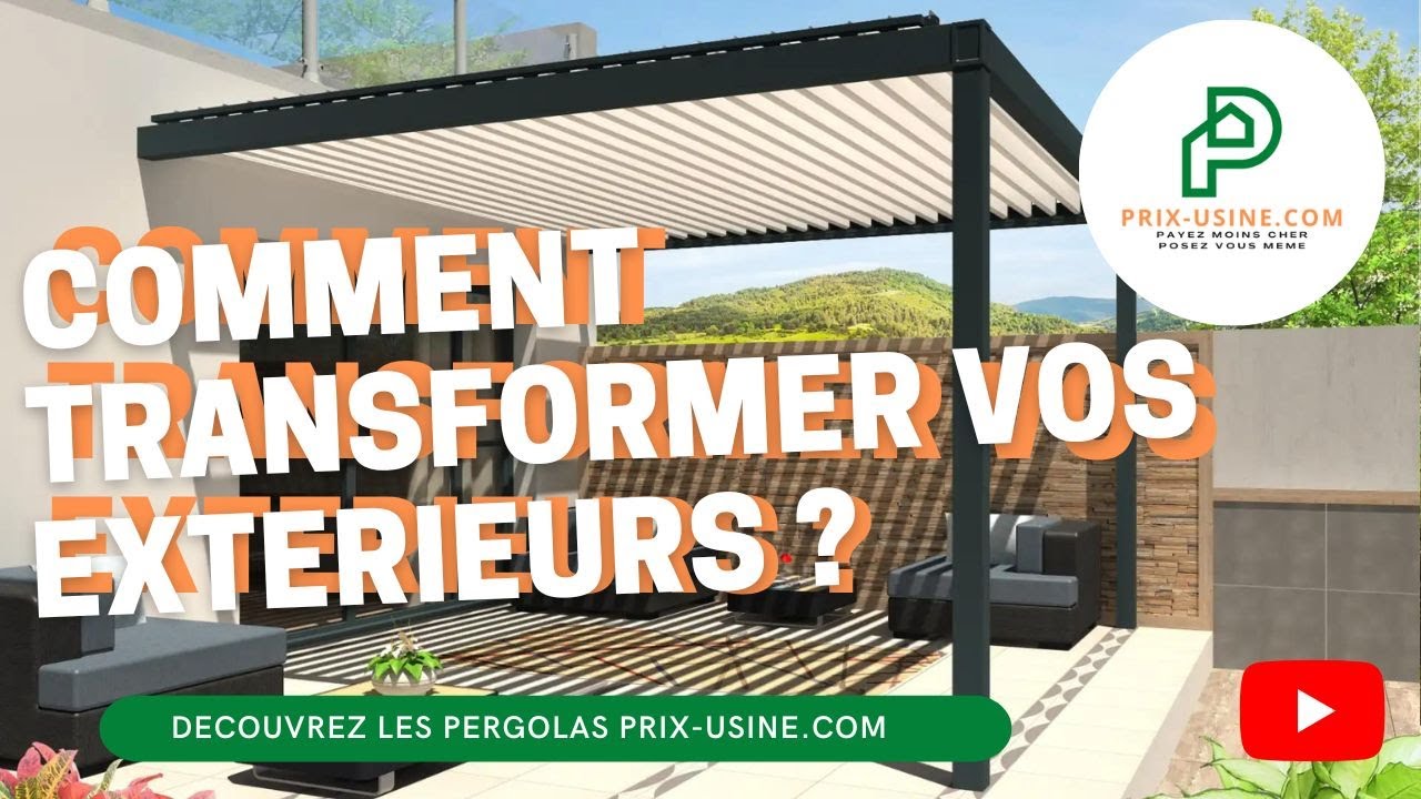 Transformez Votre Espace Extérieur avec une Pergola Pas Cher!