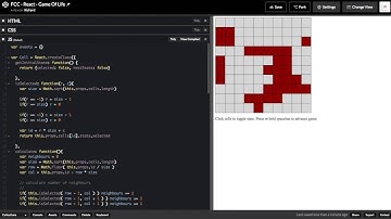 Game of Life with ReactJS - FreeCodeCamp