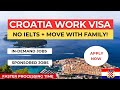 Croatia Work Permit Visa 2025 | In-Demand Jobs, Salary & How to Apply