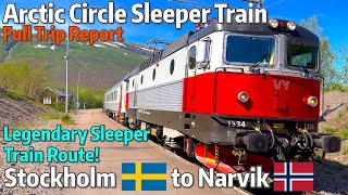 ⁴ᴷ⁶⁰ TRIP REPORT - "Polar Express" Arctic Circle Sleeper Train from Stockholm to Narvik