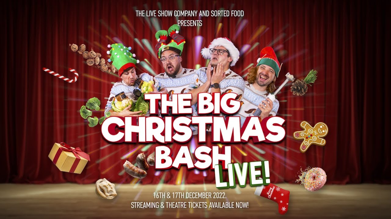 Sat 17th Dec 3.30pm - Sorted Big Christmas Bash Livestream - Sortedfood live Pass it On