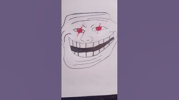 #trollface  #troll face drawing tutorial#troll face drawing step by step#troll face drawing video