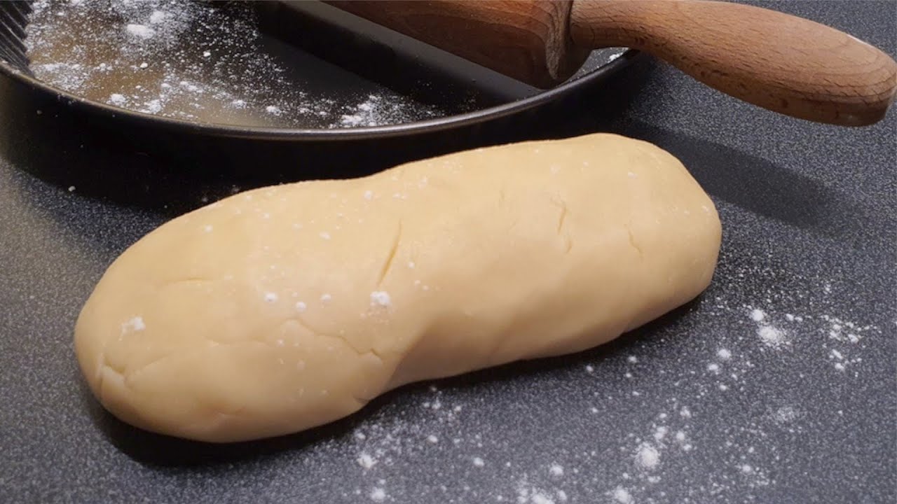 Pâte Sablée Sans Beurre - YouTube