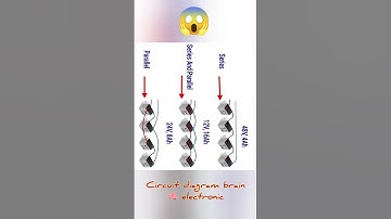 series and parallel battery circuit #electrical #circuit #shorts #electronicproject