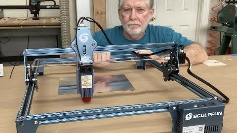 SCULPFUN S9 Laser Assembly and First Engrave