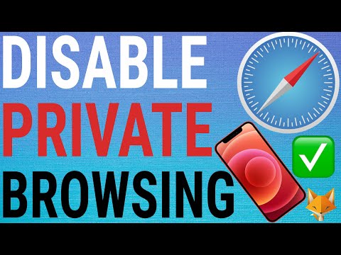 How do I get rid of private browsing?