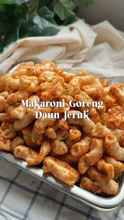 Makaroni yang Pedas, Manis dan ber Aroma Daun Jeruk yang pasti bikin kamu ketagihan! 🤤