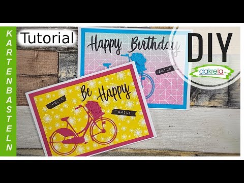 Ziehkarte Zum Geburtstag Einfach Basteln Cardmaking Deutsch Youtube