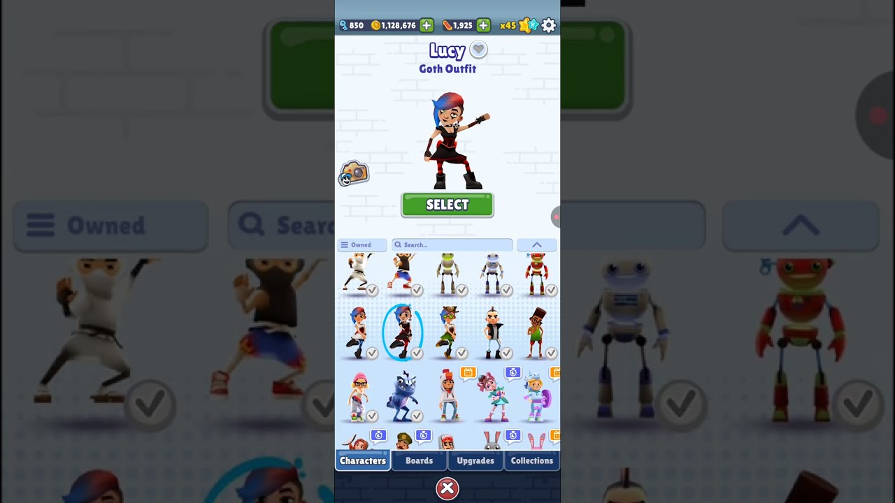 My character collection #subwaysurfers #gaming #games #gameplay