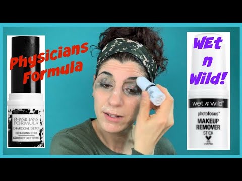 Kontrakt Mejeriprodukter vej Wet n Wild Makeup Remover Stick / Physicians Formula Charcoal Detox  Cleansing Stick - YouTube