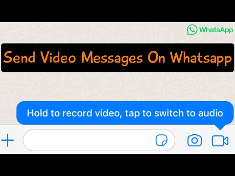 How To Send Video Message On Whatsapp iOS,Android | Whatsapp New Update Video Message 2023 @Teconz