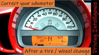 How To Correct Odometer & Speedometer After Changing Wheel and / or Tire Size screenshot 1