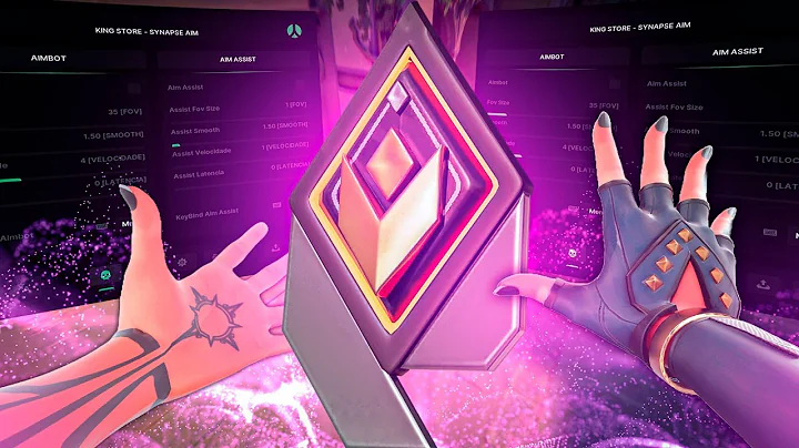 PEGUEI RADIANTE USANDO O NOVO AIM COLOR NO VALORANT