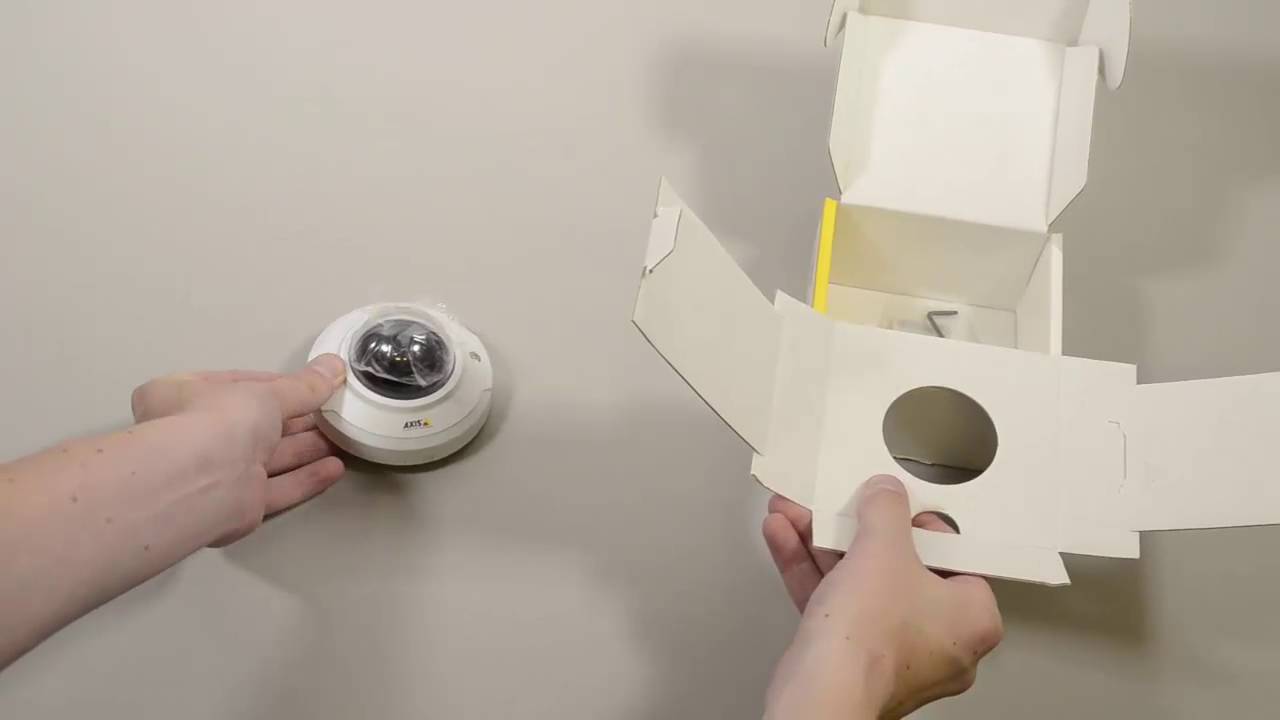 AXIS M3044 45 V unboxing