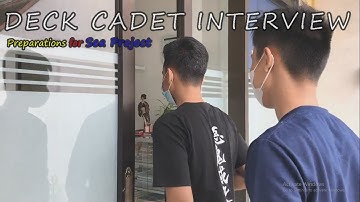 Sea Project Preparations || Cadet || Interview