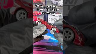 Restauración Ferrari F50 Hot Wheels #diecastcustoms #hotwheelscustoms #hotwheels #hotwheelsferrari