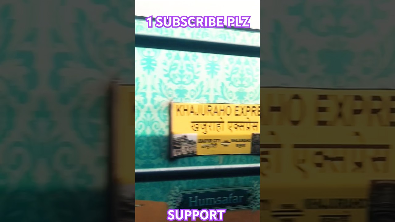 19666-KHAJURAHO EXPRESS CROSSING 🚸